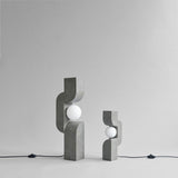 Sitting Man Big floor lamp | dark grey