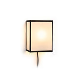 Ava square wall lamp | ecopet white