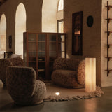 Boe floor lamp | silver natural