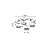 Clyde 4C square | black