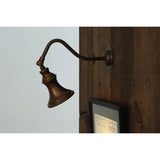 Kent traditional adjustable wall lamp | antique brass