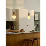 Sadie rippled pendant | black