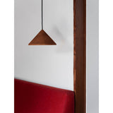 Terra pendant | coffee waste rust red