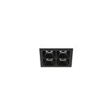 Kura 2x2 recessed IP65 | black
