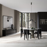 AD floor lamp | oxidized aluminium