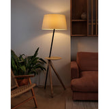 Treewood floor lamp | ash wood and matt black