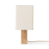 Nonna 49 table lamp | travertine and sand