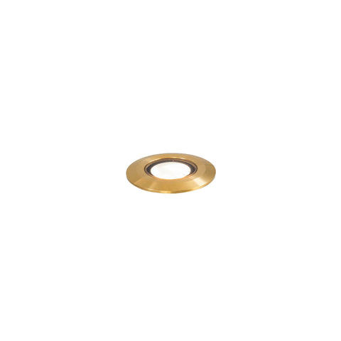 Bello ø4 outdoor ground spot IP65 | raw brass