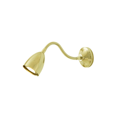 Sydney Adjustable wall light | polished brass
