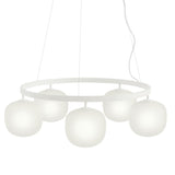 Rime chandelier | white