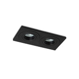 Gallo double recessed dir IP65 | black