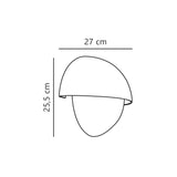 Scorpius maxi round wall | black