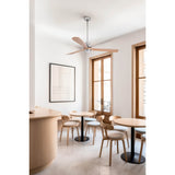 Lantau XL ⌀168 | satin nickel and pine