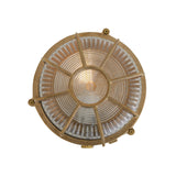 Pasha marine outdoor light IP64 | raw brass