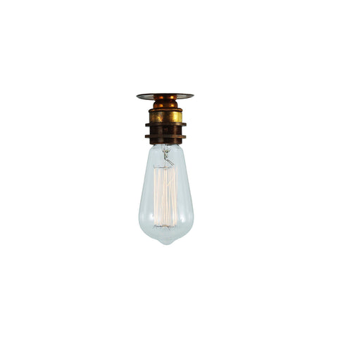 Bangui flush light | antique brass