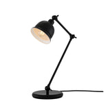 Dale adjustable table lamp | powder-coated black