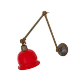 Nico adjustable picture light | antique brass / yellow