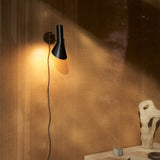 AJ wall lamp | black and brass