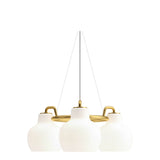 VL Ring Crown 3-5-7 pendant | brass