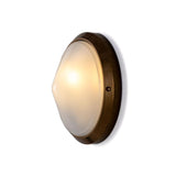 Veria wall ø26 round outdoor IP44 | natural brass