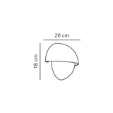 Scorpius maxi round wall | black