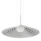 Chancery pendant ⌀75 | brushed aluminium