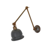 Nico adjustable picture light | antique brass / yellow