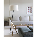 Treewood floor lamp | ash wood and matt black