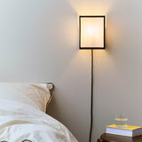 Ava square wall lamp | ecopet white