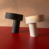 Slant table lamp | white