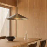 Chancery pendant ⌀75 | brushed aluminium