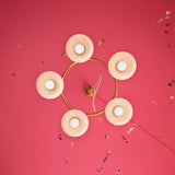 VL Ring Crown 3-5-7 pendant | brass