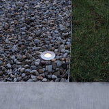 CNC 50 T recessed IP67 | sandblasted grey