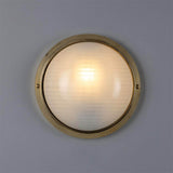 Florina wall ø26 round outdoor IP44 | antique brass