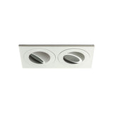 Gallo double recessed dir IP65 | black