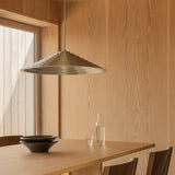 Chancery pendant ⌀75 | brushed aluminium