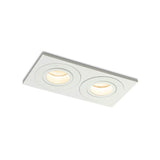 Gallo double recessed dir IP65 | black