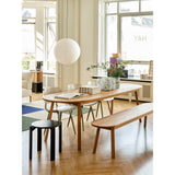 Paper shade oblong ⌀42 | classic white / amber yellow
