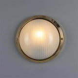 Florina wall ø26 round outdoor IP44 | antique brass