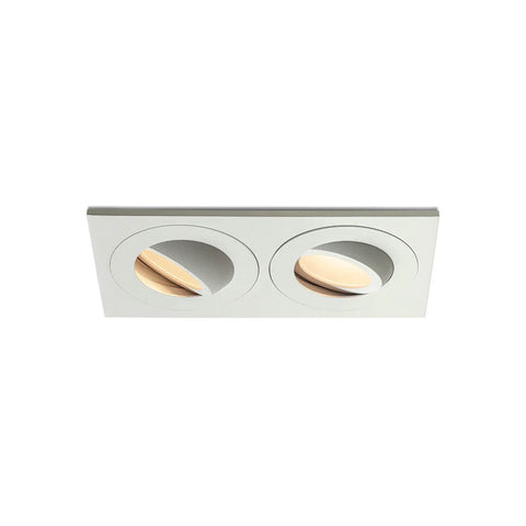 Gallo double recessed dir IP65 | white