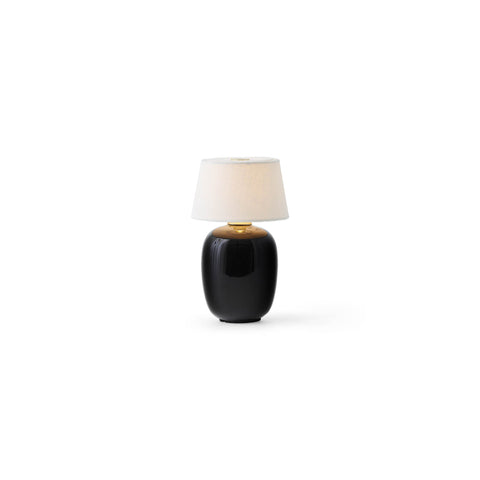 Torso portable table lamp | black