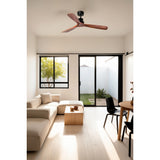 Lantau L ⌀132 | satin nickel and walnut