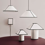 Ava square wall lamp | ecopet white