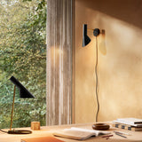 AJ wall lamp | black and brass