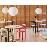 Paper shade oblong ⌀42 | classic white / amber yellow