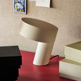 Slant table lamp | white