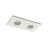 Gallo double recessed dir IP65 | black