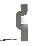 Sitting Man Big floor lamp | dark grey