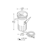 CNC 50 T trimless IP67 | clear glass