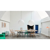 Paper shade oblong ⌀42 | classic white / amber yellow